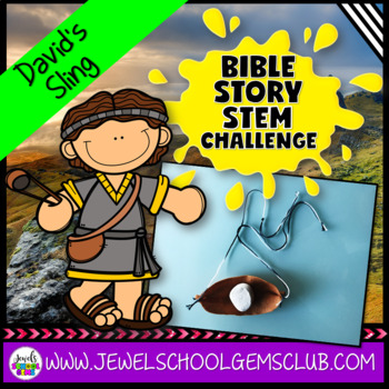 Preview of Bible STEM Challenge | David and Goliath Sunday School Lesson | Force & Motion