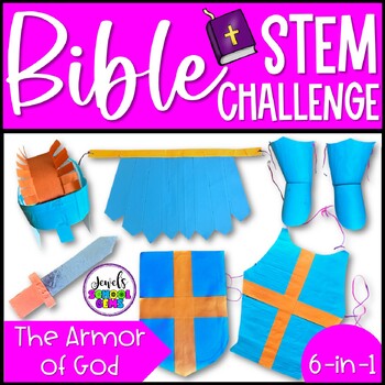 Preview of Bible STEM Challenge | The Armor of God Sunday School Lesson and Bible Activity