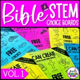 Bible STEM Choice Boards and Makerspace Activities for Sun