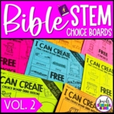 Bible STEM Choice Boards and Makerspace Activities for Sun