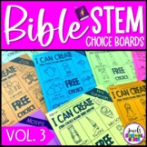 Bible STEM Choice Boards and Makerspace Activities for Sun