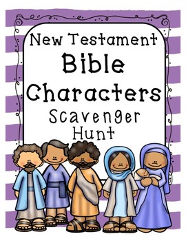Preview of Bible Scavenger Hunt for New Testament Characters