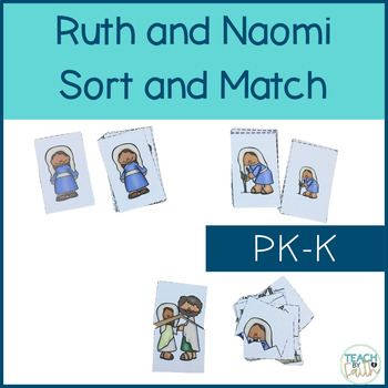 Bible Sort and Match Ruth and Naomi by Teach by Faith | TpT