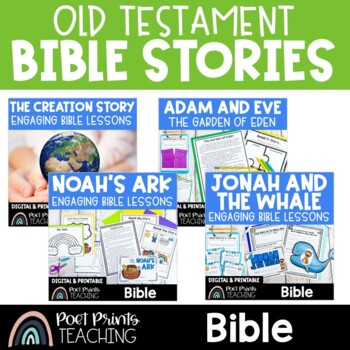 Preview of Old Testament Bible Stories, Bundle