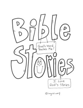 Bible Stories Reflection Booklet Christian / Catholic by Ingrid's Art