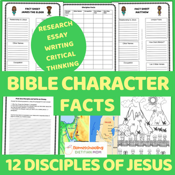 Preview of Bible Stories - Character Study - Disciples of Jesus