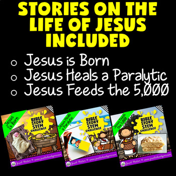 STEM Sunday School Lesson- Bible Stories and Activities