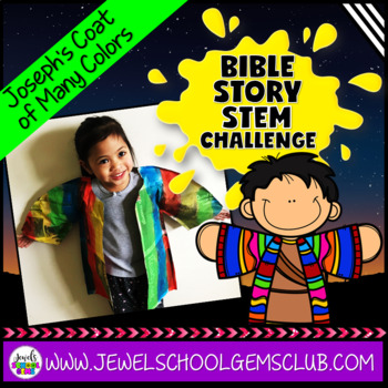 Preview of Bible Stories STEM Challenge | Coat of Many Colors Sunday School Lesson