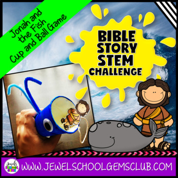 Preview of Bible Stories STEM Challenge | Jonah and the Fish Sunday School  Lesson | Forces
