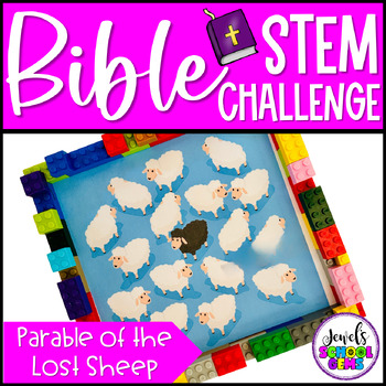 Preview of Bible Stories STEM Challenge | The Parable of the Lost Sheep Activity