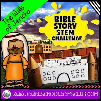 Preview of Bible Stories STEM Challenge | The Walls of Jericho Sunday School Lesson