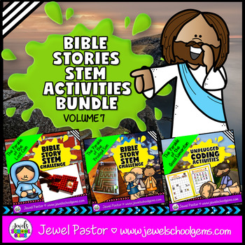 Preview of Bible Stories STEM Parables of Jesus | Sunday School VBS Religion Lessons