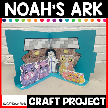 Preview of Bible Story Activity Noah's Ark Craft Project for Sunday School