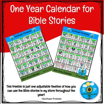 Preview of Bible Story Calendar