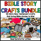 Bible Story Crafts Bundle, Sunday School Crafts, Christian Crafts