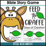 Bible Story Game for Days of Creation - Feed the Giraffe