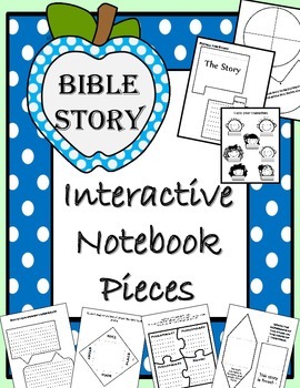 Preview of Bible Story Interactive Notebook Pieces