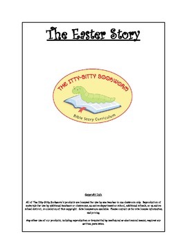 Preview of Bible Story Mini-Unit:  The Easter Story