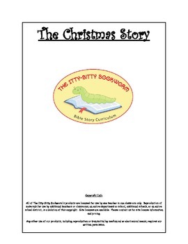 Preview of Bible Story Mini-Unit:  The Christmas Story