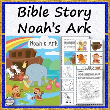 Noahs Ark Coloring Sheets Worksheets Teaching Resources Tpt