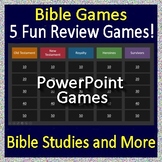 Bible Study Game Bundle for Christian Schools PowerPoint o