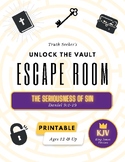 Bible Study Escape Room Game | Daniel 9 |  The Seriousness