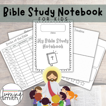 Preview of Bible Study Notebook ~ Christian/Religious Journal ~ Memory Verses