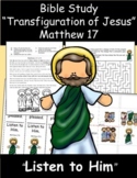 Bible Lessons for Kids: Transfiguration of Jesus