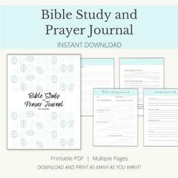 Preview of Bible Study and Prayer Journal