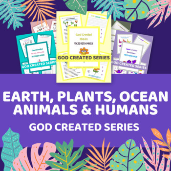 Preview of Bible Study and Science - God Created Series Growing Bundle