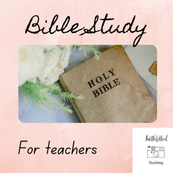 Preview of Bible Study for teachers