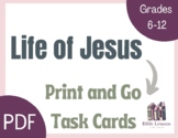 Bible Task Cards: Life of Jesus