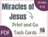 Bible Task Cards: Miracles of Jesus