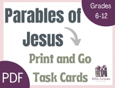 Bible Task Cards: Parables of Jesus