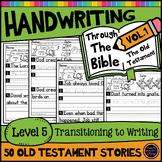 Bible Trace, Write, and Finish the Sentence Worksheets | T