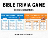 Bible Trivia, Bible Games, Christian Games, Bible Activiti
