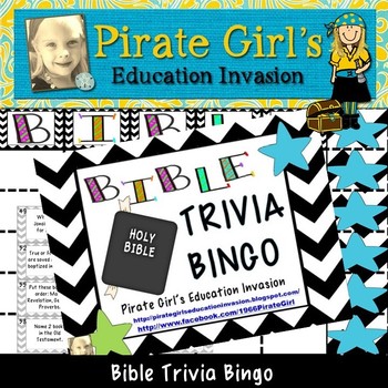 Preview of Bible Trivia Bingo