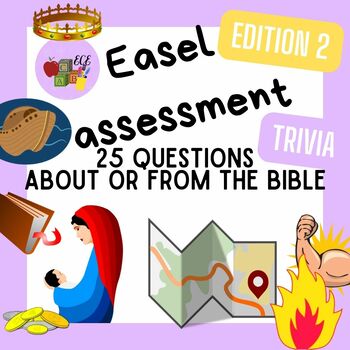 Preview of Bible Trivia *Edition #2* / Self-Grading Assessment (For Easel)