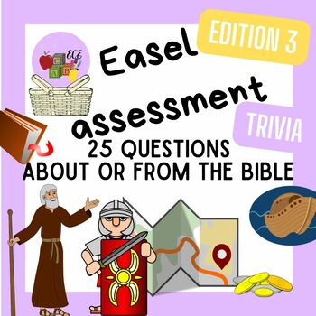 Preview of Bible Trivia *Edition #3* / Self-Grading Assessment (For Easel)