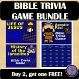 Bible Trivia Game Bundle - Buy 2, get one FREE