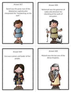 Bible Trivia Questions for Kids: Old Testament Characters | TpT