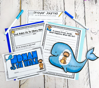 Jonah and the Whale Bible Unit by Poet Prints Teaching | TpT
