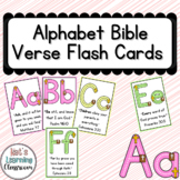 Bible Verse Alphabet Tracing Flash Cards