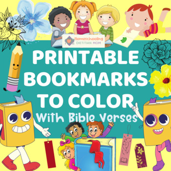 printable bookmarks to color with bible verses by