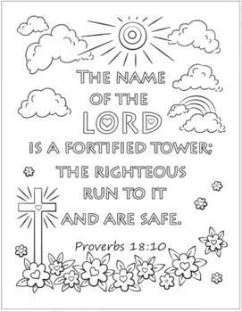 bible verse coloring pages