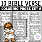 Bible Verse Coloring Pages Set 8, Christian Bible Study