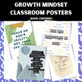 Bible Verse Growth Mindset Classroom Posters