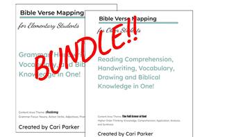 Preview of Bible Verse Mapping Bundle-Anatomy & The Full Armor of God