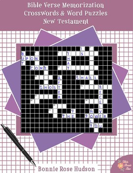 Preview of Bible Verse Memorization Crosswords & Word Puzzles: New Testament (+ Easel)