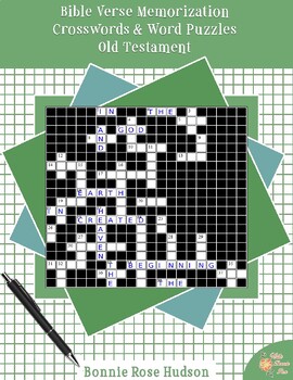 Preview of Bible Verse Memorization Crosswords & Word Puzzles: Old Testament (+ Easel)